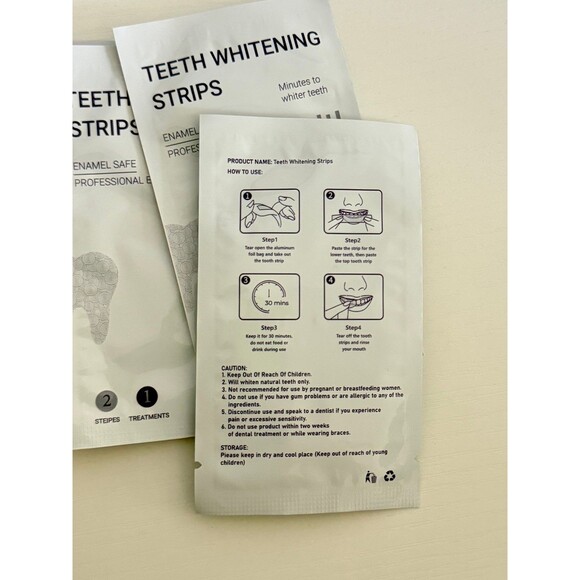 Teeth Whitening Strips 7packs/14strips - Picture 2 of 3